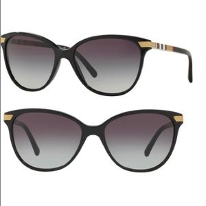 57mm Burberry cat eye sunglasses